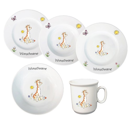 Kindergeschirr giraffe - kindergeschirr,